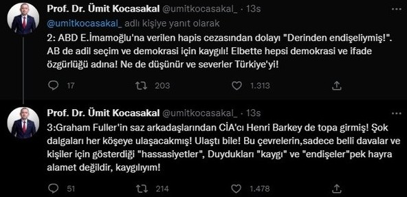 CHP'li Ümit Kocasakal 'İmamoğlu davasındaki' Henri Barkey detayına dikkat çekti! 'Pek hayra alamet değil'